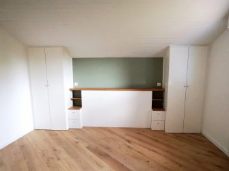 Meuble tête de lit avec dressing